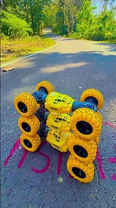 Remote control yellow 3 Ta car ko hato se chalaia 🚘😳 #shorts