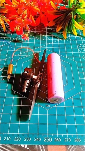 Mini Drone Motor Fan 🔥 3V High Speed DIY #shorts