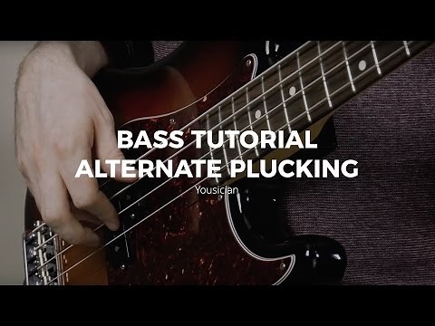 Bass Tutorial - Alternate Plucking For Beginners