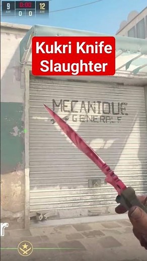 Kukri Knife Slaughter - CS2 Skin Showcase #cs2 #counterstrike #cs2skins #counterstrike2 #csgo #cs