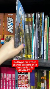 Next week writer JOSHUA WILLIAMSON is coming to Third Eye Annapolis for the launch of the new IRON MAN!!! Get hype for this epic signing with his other 🔥🔥 works like GI JOE, DUKE, BIRTHRIGHT & MORE!!! | THIRD EYE COMICS