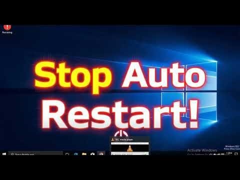 How to stop Windows Update restarting PC without permission permanently on Windows 10