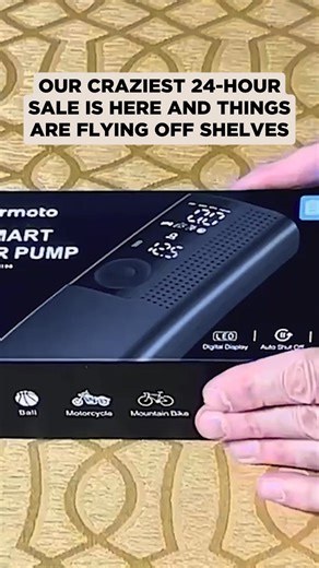This Black Friday, save BIG on Airmoto - your portable air pump for tire emergencies. Up to 52% OFF discount until stock lasts. | Airmoto