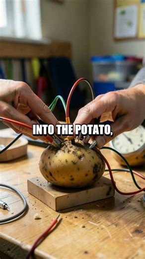 The Potato Clock: A Gentle Home Electricity Lesson