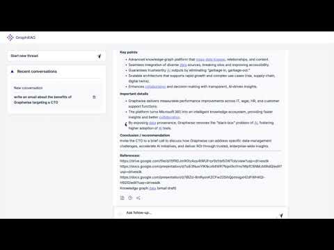 Demo: Graphwise GraphRAG