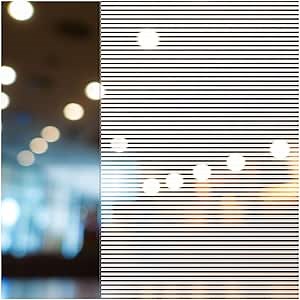 BDF BLM Decorative Window Film Mini Blind (1/8 Inch Wide Stripes) - 36in X 25ft