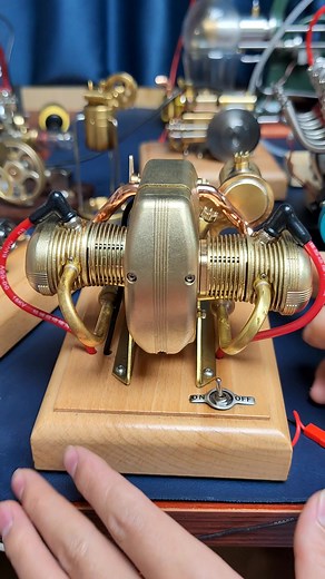 R69 3.2cc Mini Horizontal Opposed Twin Cylinder 4 Stroke Gasoline Engine#enginediy #engineering #engines #enginesound #scaleengine #BMW #FYP