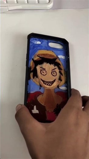 Luffy glass painting #shorts #anime