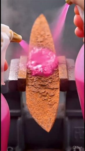 Rusty Scissors Transformation ✂️ From Old to Shiny in Seconds! #satisfying #shorts