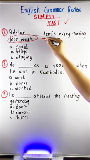 English Lesson: Past Simple Tense #learningbuddy #pastsimpletense #grammar #learnenglish #fypageシ #speakenglish | Learning Buddy