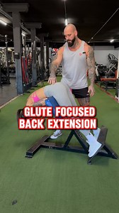 13 reactions | Build stronger glutes with back extensions!  This...