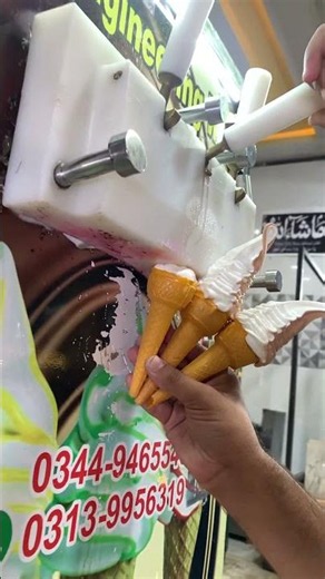 Most Satisfying Cone Ever ✨🍦 #food #icecream