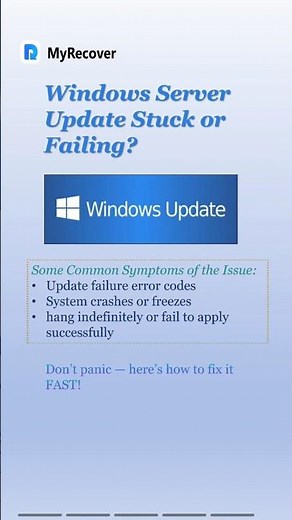 Windows Server 2022/2025 Update Failed? ⚙️ Here’s How to Fix It FAST! #server #windowsserver