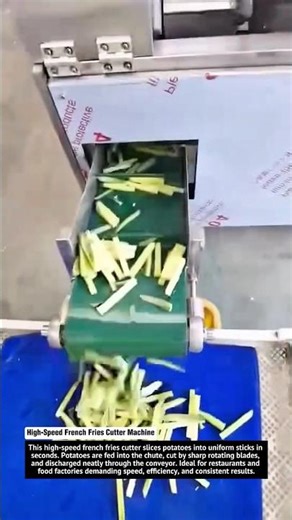 High-Speed French Fries Cutter Machine – Perfect Potato Sticks Every Time!