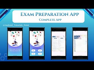 Exam Preparation App Development in Android Studio
