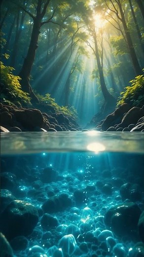 "Forest River Screensaver 🌿 Calm Ambient Visuals for Relax & Focus | Mini Screensaver