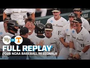 Wake Forest vs. Tennessee: 2025 NCAA baseball regionals | FULL REPLAY