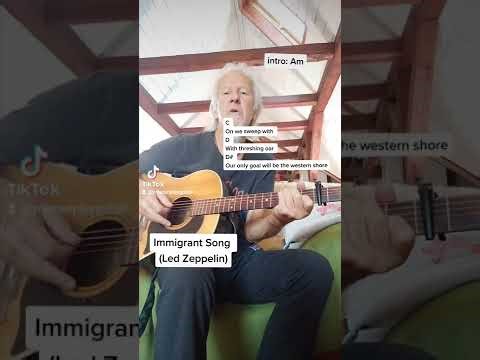Immigrant Song - Led Zeppelin (acoustic cover/chords)