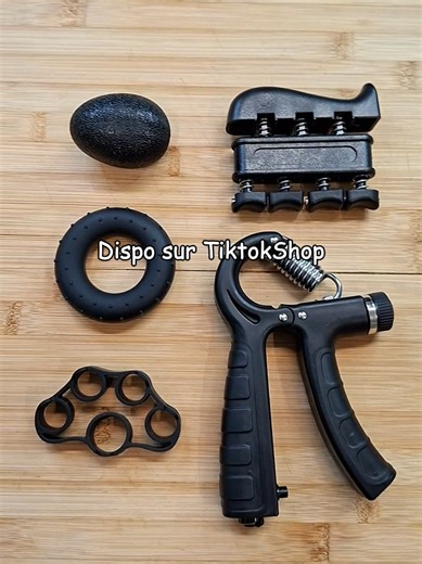Kit complet d'entraînement de force de préhension, parfait pour améliorer la force des doigts et du poignet #muscu #force #tiktokshop #poignet #doigts