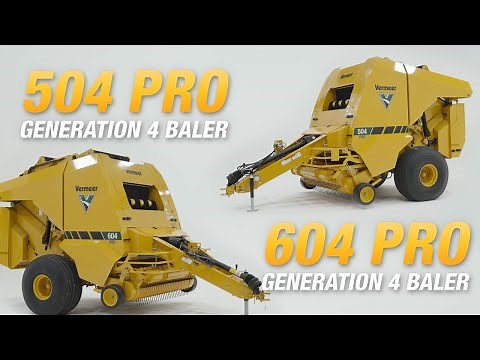 Introducing the 504 Pro G4 and 604 Pro G4 balers | Vermeer