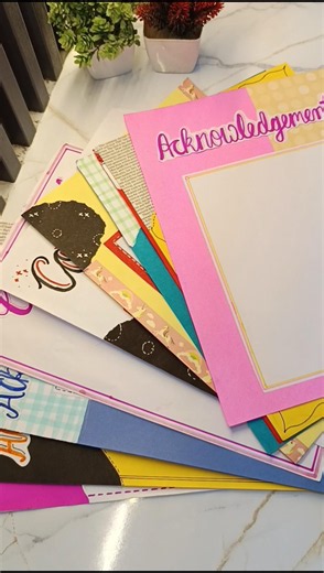 Front page decoration ideas for project file #shorts #ytshorts #trending #viral #frontpagedesign