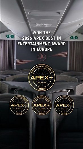 Turkish Airlines - 2026 APEX Best in Entertainment Award in Europe