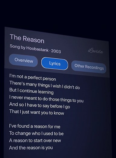 The Reason — Hoobastank lyrics video