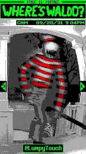 Lumpy on Instagram: "Lumpy Where's Waldo 11 #drawing #art #gaming #memes #retro #game #games #lumpytouch #pixelart #sprites #waldo #instaart #drawings #digitalart #animation #scary #creepy #series #cartoon"