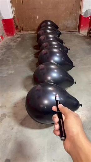 Balloon experiments with laser #1000millionviews #trend #trending #experiment #foryou #CreateWithEffects #creatorsearchinsights