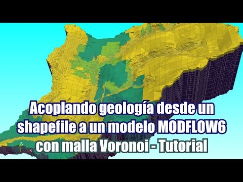 Fitting geology from a shapefile to a MODFLOW6 model with a Voronoi mesh - Tutorial