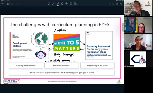 CUSP Early Foundations Introduction Video with Alex, Lauren and Sherise