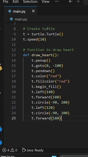 Propose your crush on this valentine's day using this python code 😍 #lovesong #song #python