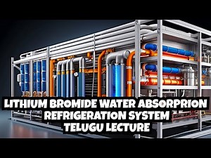 Lithium Bromide Water absorption Refrigeration System Working