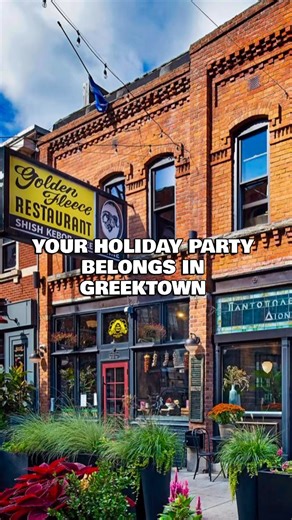 Holiday party planning? Greektown has you covered. 🎄✨ From private dinners to full festive celebrations, check out seasonal offerings from: Firebird Tavern, Golden Fleece Restaurant, Atheneum Suite Hotel, TABLE No. 2 Restaurant, Old Shillelagh, Pegasus Taverna - Greektown, MATI Detroit, Level Two Bar & Rooftop, and Fishbones Greektown Detroit Celebrate the season in the heart of Detroit. 🎁 | Greektown Detroit