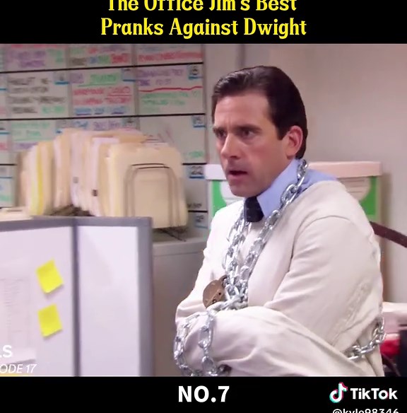 The Office Jim’s Best Pranks Against Dwight #TheOffice#JimAndDwight#FunnyClips#OfficePranks#fyp