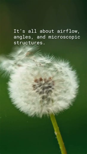 Ever wondered why some dandelion seeds don’t fly away? #science #dandelions #research