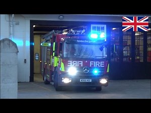 Fire engine responding - BRAND NEW Style of London Fire Brigade Pump