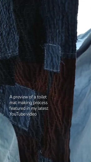 #textiles #making #dyeing #sashiko #handmade #shorts