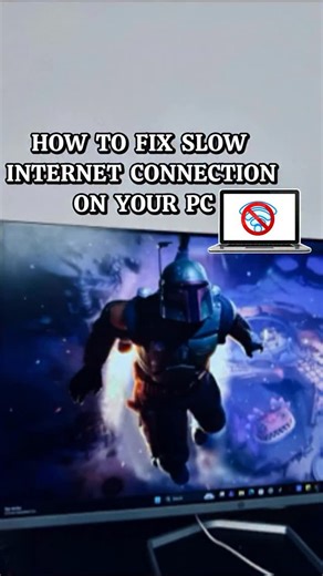 GabIT - Tech on Instagram: "How to fix slow internet connection on your pc 🛜👨‍💻💻. #computertricks #techtips #pctips #windows11 #gabit"