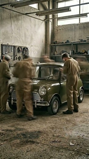 Abandoned Austin Mini Comes Back to Life 🔥 #carrestoration #carrestorationproject #classiccars