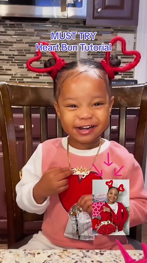 Cute Heart Bun Hairstyle Tutorial