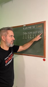 185K views · 5.3K reactions | Existem muitos processos matemáticos que acontecem no seu dia-a-dia sem que você perceba... a validação de números de cartões de crédito é um deles! Você já ouviu falar no Algoritmo de Luhn? 落 ↓ Entusiasta-chefe: Professor Gustavo Reis ↓ Todos os links em https://estudematematica.com.br/links ↓ #estudematemática #matemática #algoritmo #validação #somatório | Estude Matemática | Facebook