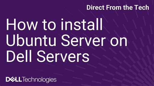 PowerEdge: How to install Ubuntu Server on Dell Servers