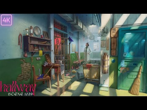 June's Journey Scene 1739 | Vol 8 Ch 3 | Hallway | Mastered Scene | 4K ULTRA HD
