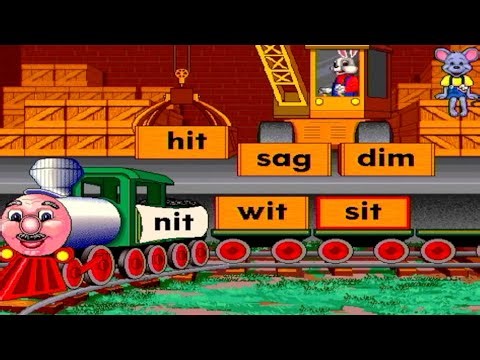 Reader Rabbit 1 (1994) Word Train Level 1