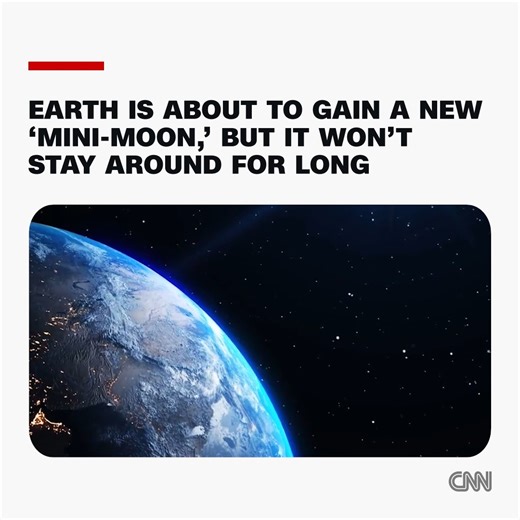 452K views · 1.3K reactions | A newly discovered asteroid, named 2024 PT5, will temporarily be captured by Earth’s gravity and orbit our world from September 29 to November 25, according to astronomers. Then, the space rock will return to a heliocentric orbit, which is an orbit around the sun. https://cnn.it/4dhFIuD  Animation: CNN/Adobe Stock | CNN | Facebook