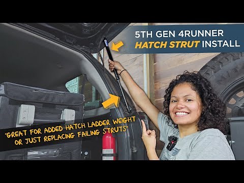 Toyota 4Runner Hatch Strut Replacement / Upgrade | 5th Gen 4Runner How To