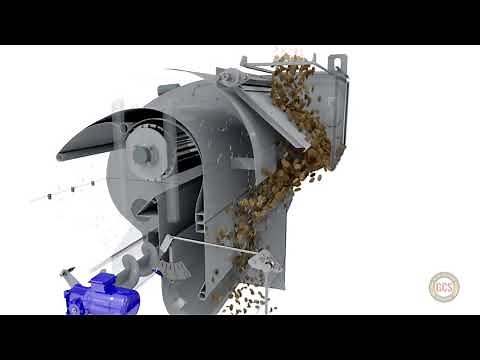 GCS Rotary Drum Seed Cleaner