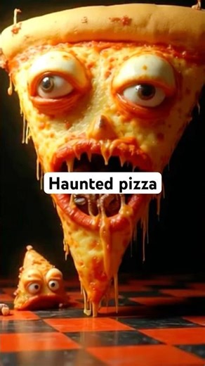 Haunted pizza slice #horror #creepytoons3d #youtubeshorts #3danimation