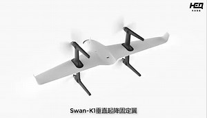 全球首款无舵面控制垂直起降固定翼无人机 VTOL